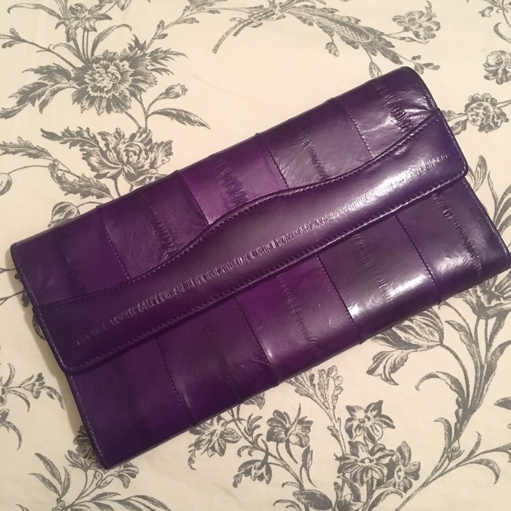 Vintage genuine eel skin Wallet